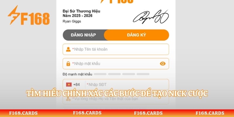 Tìm hiểu chính xác các bước để tạo nick cược ở trang game
